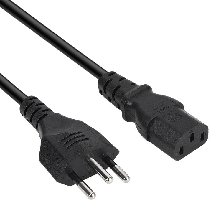 3 Prong Style Brazil AC Power Cord, Length: 1.5m ( OD5.5 ), Brazil Plug, 1.5m (OD5.5)