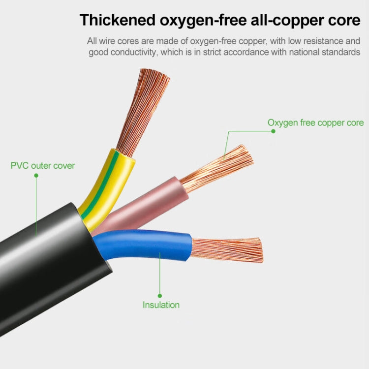 3 Prong Style Brazil AC Power Cord, Length: 1.5m ( OD5.5 ), Brazil Plug, 1.5m (OD5.5)
