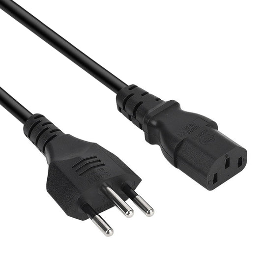 3 Prong Style Brazil AC Power Cord, Length: 1.5m ( OD6.8 ), Brazil Plug, 1.5m (OD6.8)