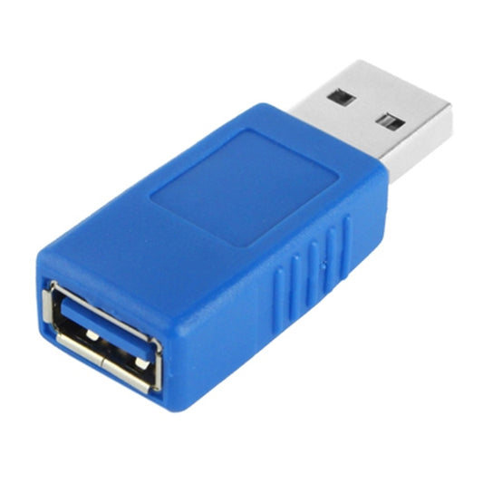 USB 3.0 AM to USB 3.0 AF Cable Adapter (Blue), AM to AF, UP Angle AM to AF
