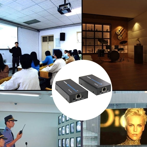 HDMI Extender over Single UTP CAT5e/6 Cable, Transmission Distance: 100m, 100m