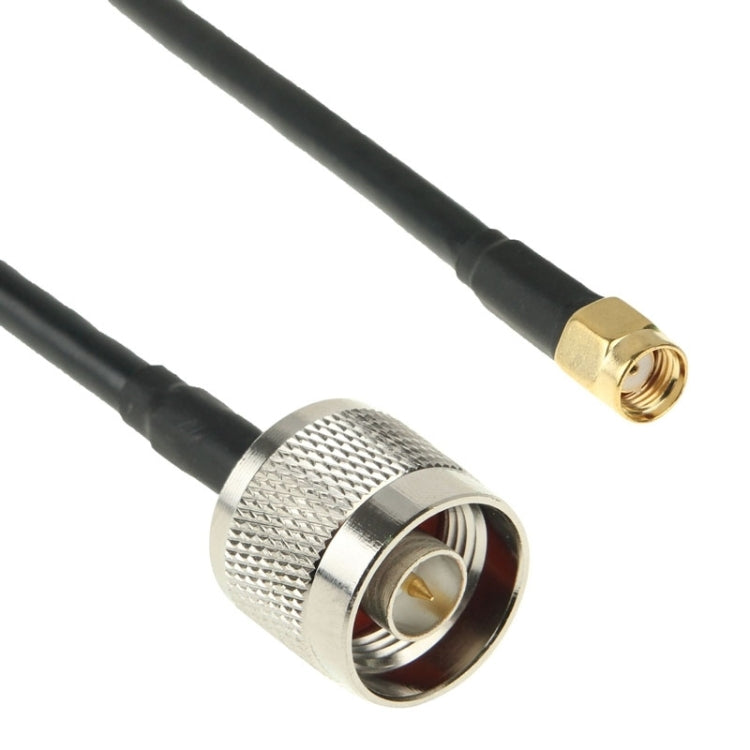N Male to RP-SMA Converter Cable, Length: 100cm(Black), 1m N Male to RP-SMA