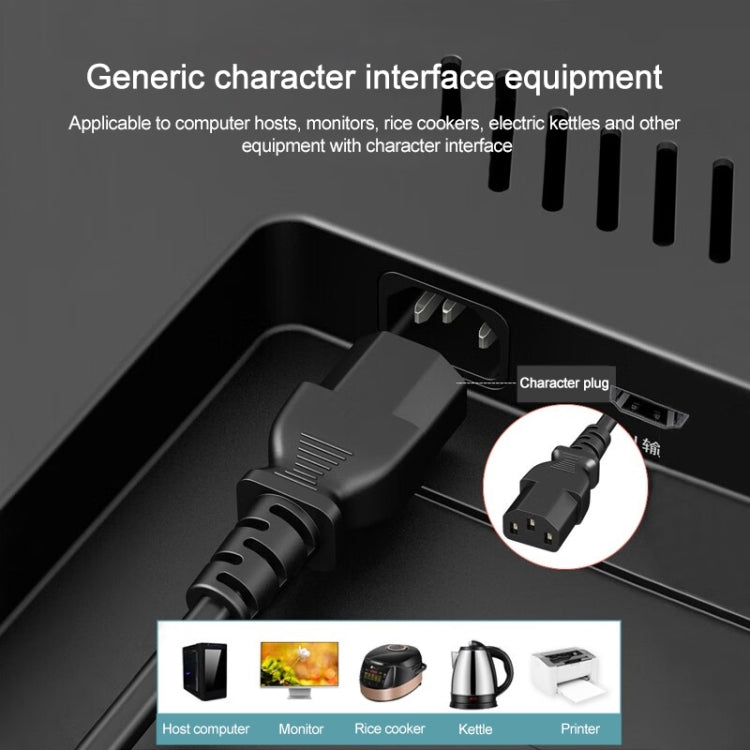 High Quality 3 Prong Style US Notebook AC Power Cord, Length: 1.8m, US Plug, 1.8m
