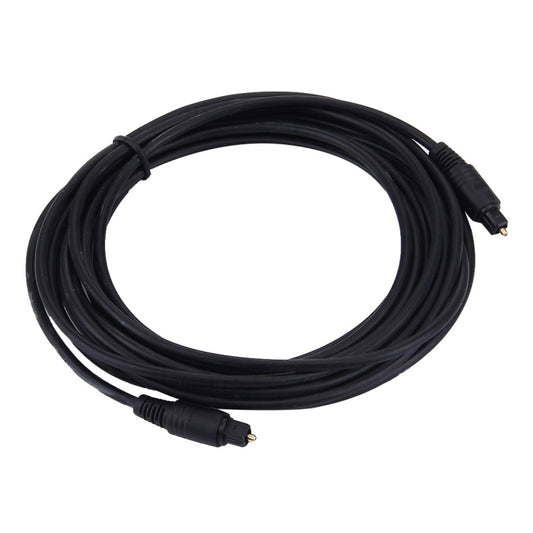 Digital Audio Optical Fiber Toslink Cable, Cable Length: 5m, OD: 4.0mm (Gold Plated), 5m
