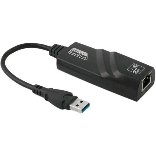 USB 3.0 10 / 100 / 1000Mbps Ethernet Adapter for Laptops, Plug and play, USB 3.0 1000 Mbps