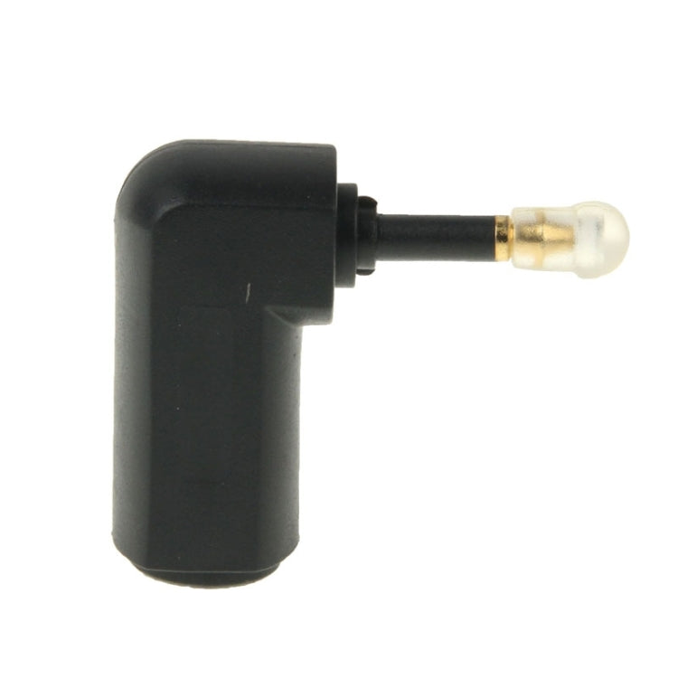 High Quality Gold Plated Square to Round Audio Optical Fiber 90 Degree Optical Fiber Adapter, 90 Degree Round Audio Optical Fiber