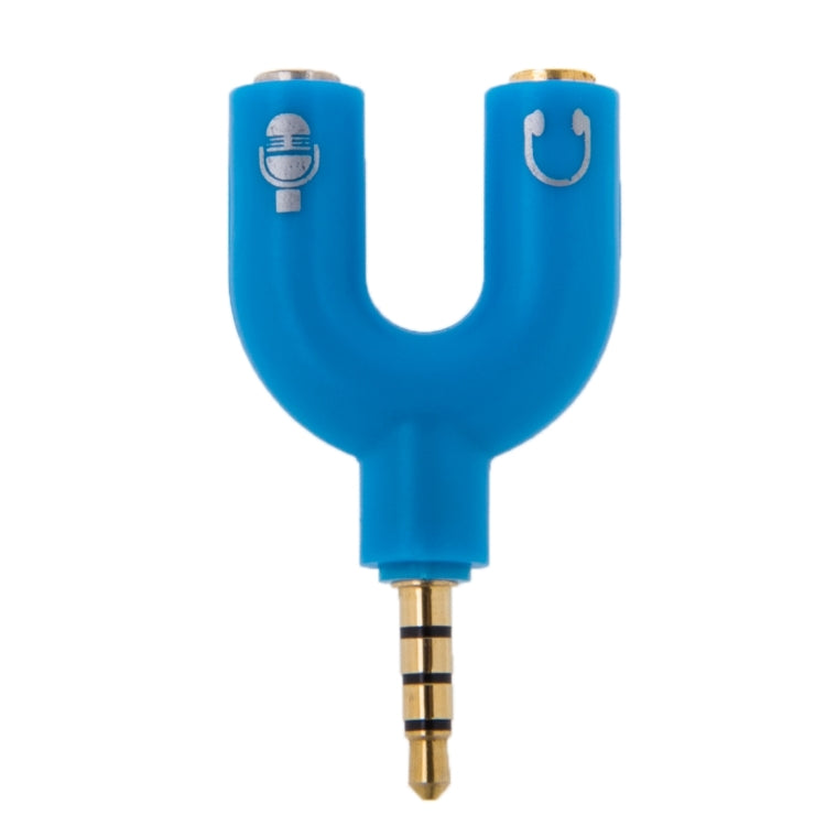 3.5mm Stereo Male to 3.5mm Headphone & Mic Female Splitter Adapter