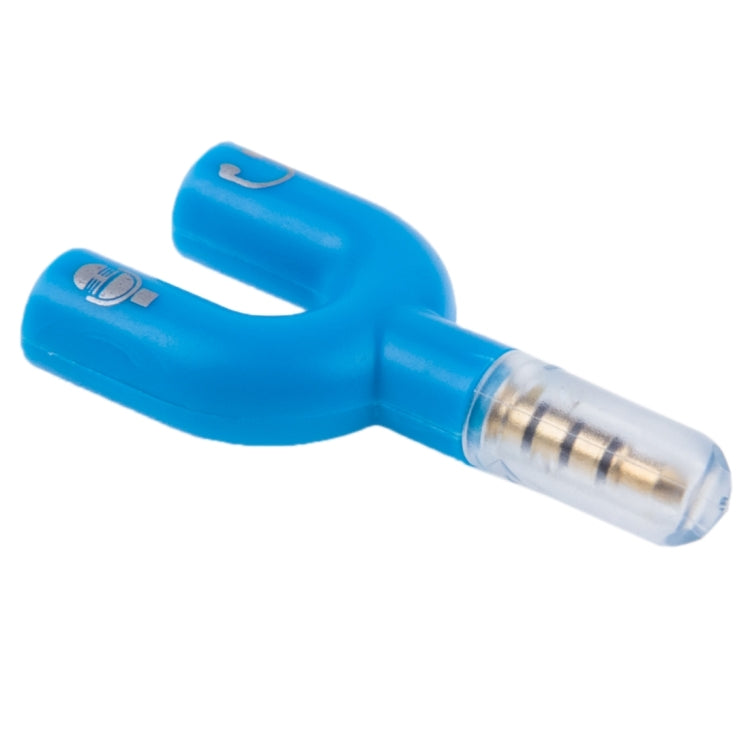 3.5mm Stereo Male to 3.5mm Headphone & Mic Female Splitter Adapter