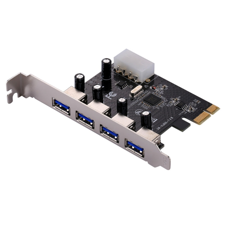 USB 3.0 4 ports PCI-E Express Controller Card 5Gbps, 4 Ports USB 3.0