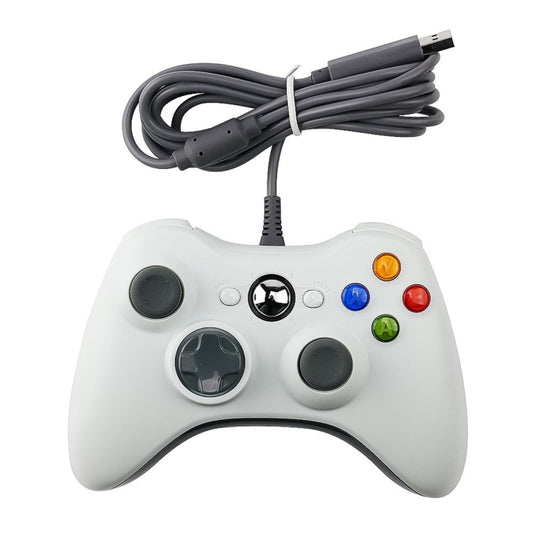 USB 2.0 Wired Controller Gamepad for XBOX360, Plug and Play, Cable Length: 2.5m, For XBOX360, For XBOX360 (Black)