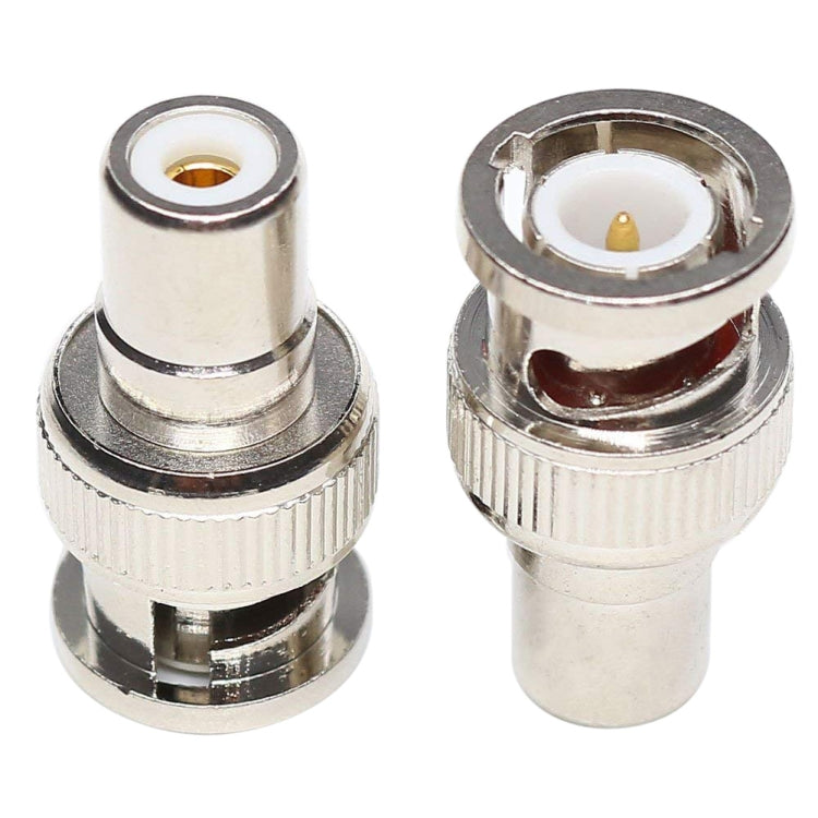 BNC Male to RCA Female Connector Coaxial Cable Adapter, Male to RCA