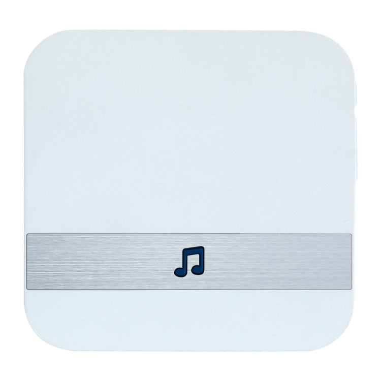 B10 52 Chimes 110dB Doorbell Receiver Low Power Consumption Home Door Tools, US Plug, AC 90-260V, B10 White US Plug