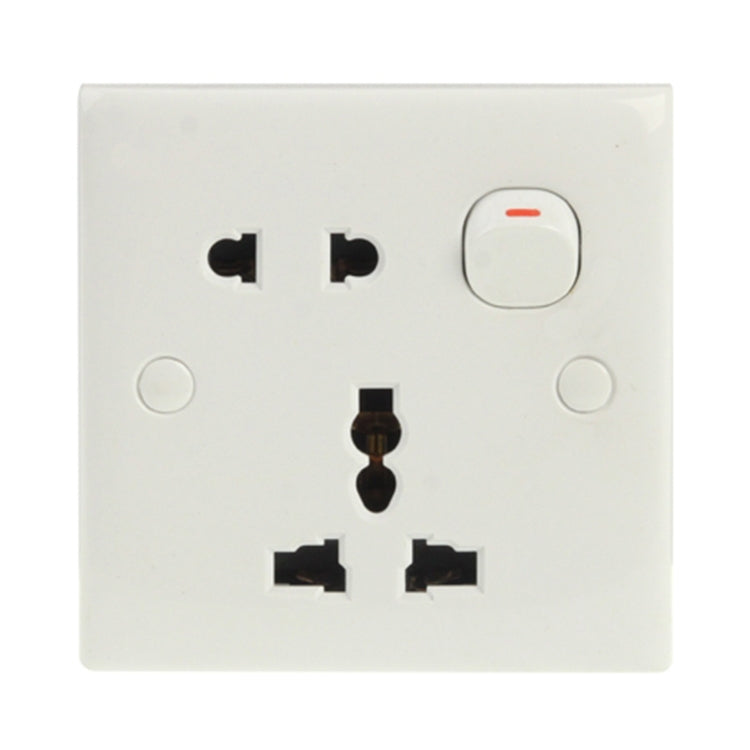 Electric Wall Switch and Socket, EU / AU / US Plug Socket with 1 Switch, 2 Port Sockets+1 Switch