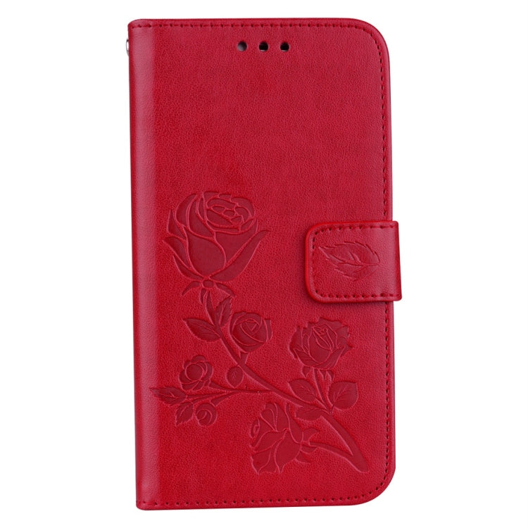 For Galaxy J3 (2017) / J330 (EU Version) Roses Pressed Flower Pattern Horizontal Flip Leather Case with Holder & Card Slots & Wallet, For Galaxy J3 (2017) / J330 (EU Version), For Samsung Galaxy J3 (2017) / J330 (EU Version)