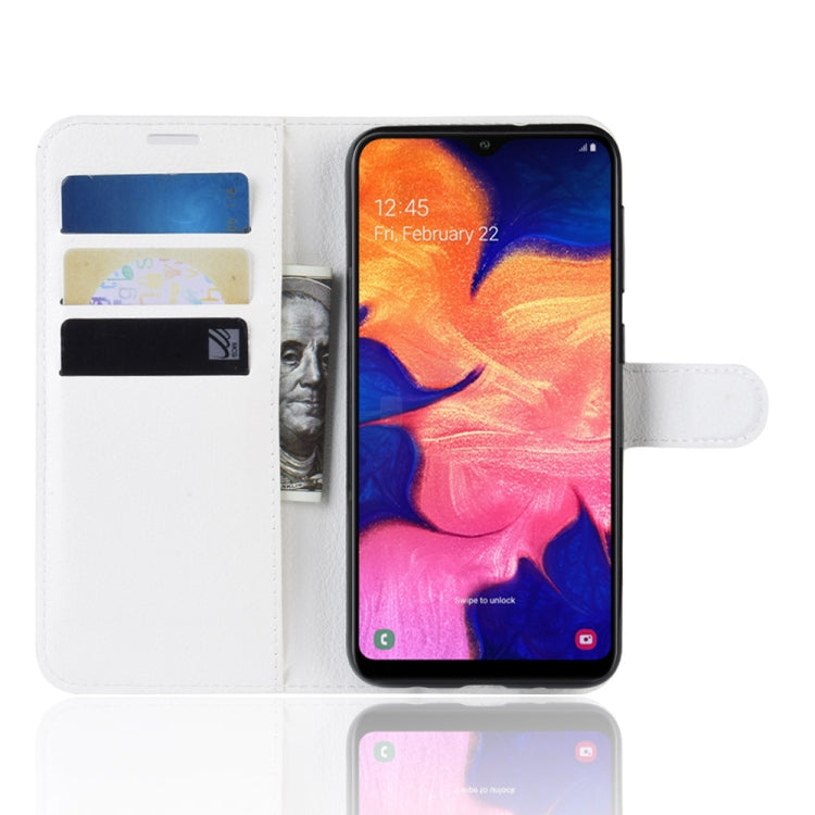 Litchi Texture Horizontal Flip Leather Case for Galaxy A10, with Wallet & Holder & Card Slots, For Galaxy A10 (1), For Galaxy A10, For Galaxy A10  (1)