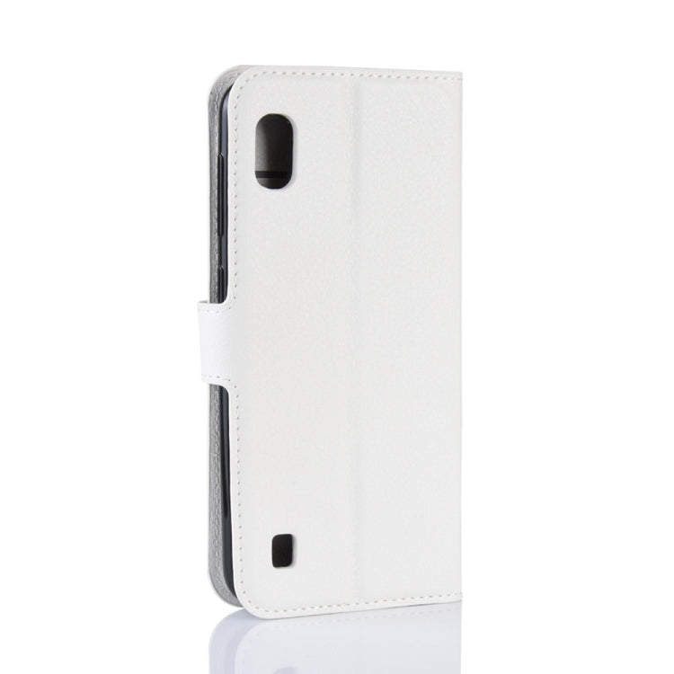 Litchi Texture Horizontal Flip Leather Case for Galaxy A10, with Wallet & Holder & Card Slots, For Galaxy A10 (1), For Galaxy A10, For Galaxy A10  (1)