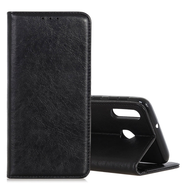 Magnetic Retro Crazy Horse Texture Horizontal Flip Leather Case for Galaxy A40, with Holder & Card Slots & Photo Frame, For Galaxy A40