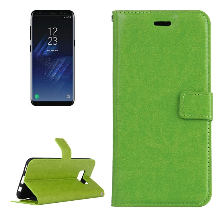 For Galaxy S8 Retro Crazy Horse Texture Horizontal Flip Leather Case with Holder & Card Slots & Wallet & Photo Frame, Galaxy S8, For Galaxy S8, For Samsung Galaxy S8