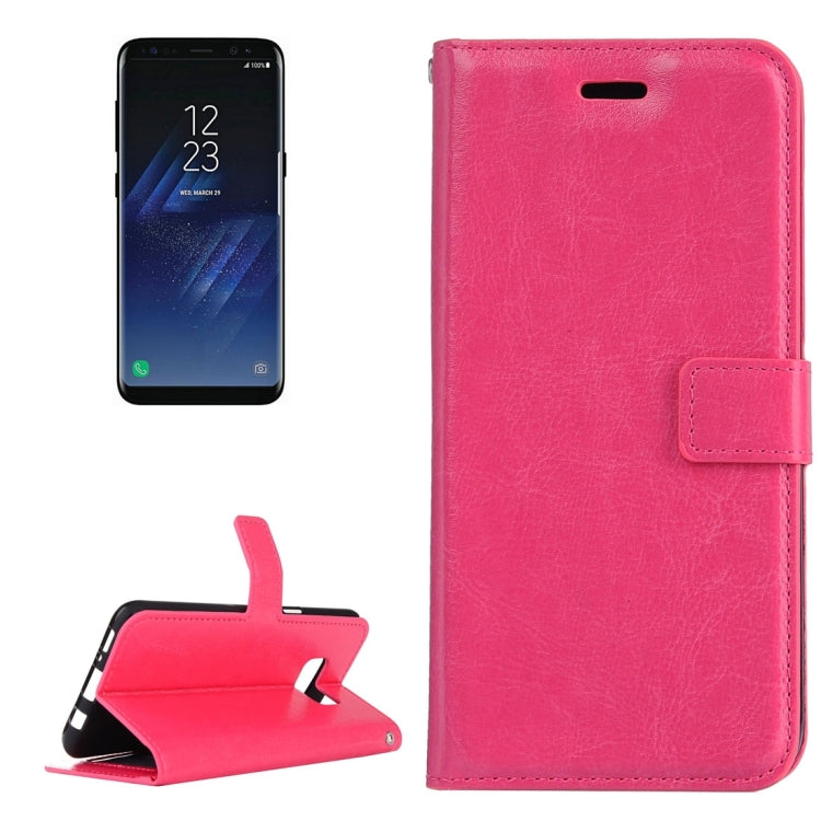 For Galaxy S8 Retro Crazy Horse Texture Horizontal Flip Leather Case with Holder & Card Slots & Wallet & Photo Frame, Galaxy S8, For Galaxy S8, For Samsung Galaxy S8