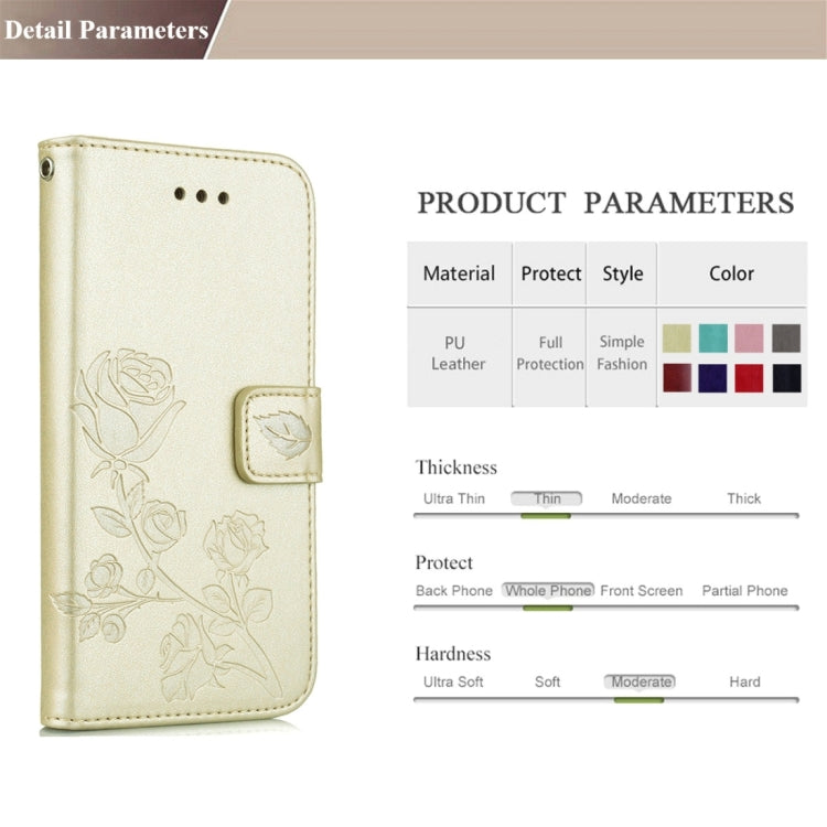 For Galaxy J5 (2016) / J510 Roses Pressed Flowers Pattern Flip Leather Case with Holder & Card Slots & Wallet, For Galaxy J5 (2016) / J510, For Samsung Galaxy J5 (2016) / J510