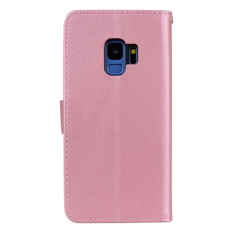 For Galaxy S9 Rose Embossed Horizontal Flip Environmental PU Leather Case with Holder & Card Slots & Wallet, For Galaxy S9, For Samsung Galaxy S9