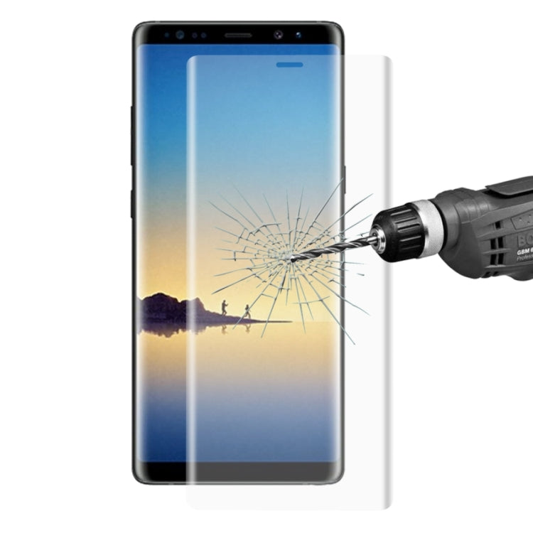 ENKAY Hat-Prince for Galaxy Note 8 0.26mm 9H Surface Hardness 3D Explosion-proof Full Screen Curved Tempered Glass Screen Film, For Galaxy Note 8