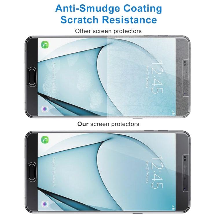 10 PCS 0.26mm 9H 2.5D Tempered Glass Film for Galaxy A9 Pro (2016), For Galaxy A9 Pro (2016)(10 PCS)