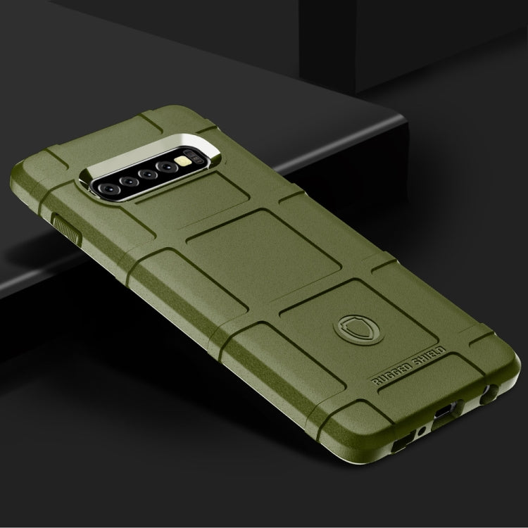 Shockproof Protector Cover Full Coverage Silicone Case for Galaxy S10+, For Galaxy S10+
