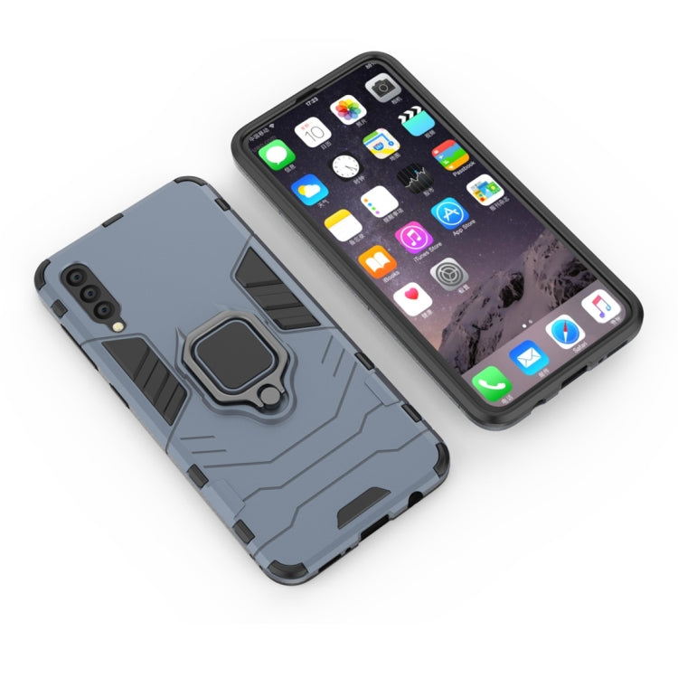 Shockproof PC + TPU Protective Case for Galaxy A50, with Magnetic Ring Holder, For Galaxy A50