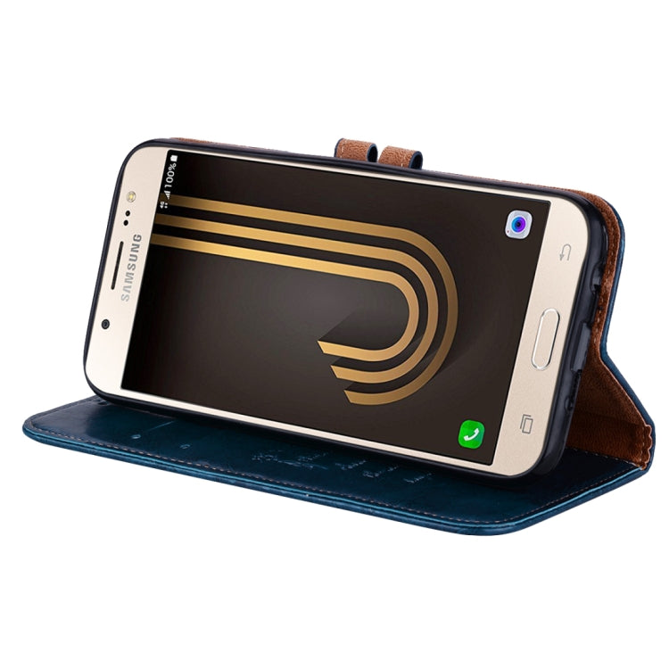 For Samsung Galaxy J5 (2017) / J530 (EU Version) Business Style Oil Wax Texture Horizontal Flip Leather Case with Holder & Card Slots & Wallet, For Galaxy J5 (2017) / J530 (EU Version)