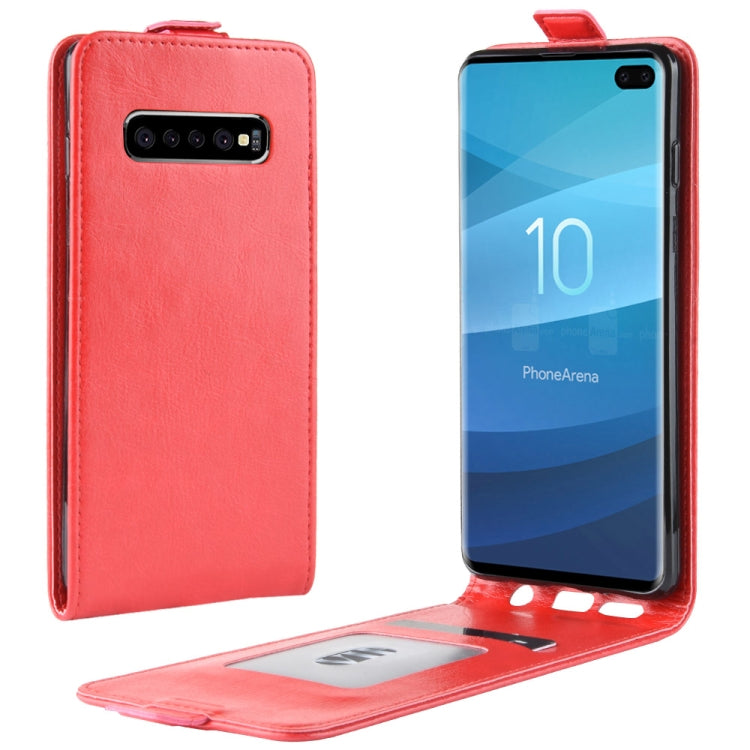Business Style Vertical Flip TPU Leather Case for Galaxy S10+, with Card Slot, For Galaxy S10+, For Samsung Galaxy S10+