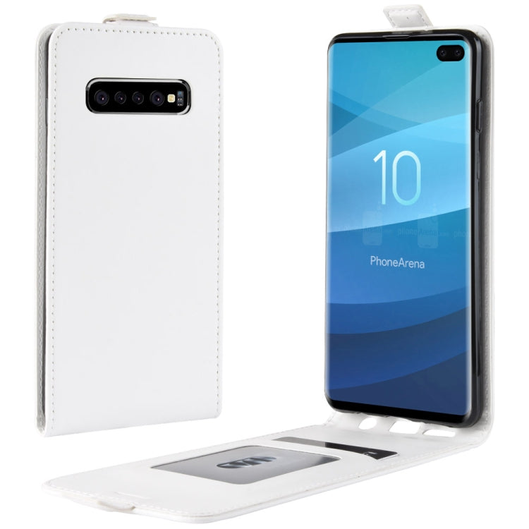 Business Style Vertical Flip TPU Leather Case for Galaxy S10+, with Card Slot, For Galaxy S10+, For Samsung Galaxy S10+