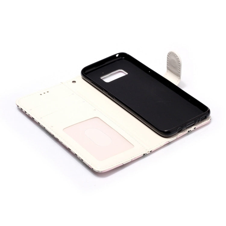 For Galaxy S8 Gloss Oil Embossed Horizontal Flip Leather Case with Holder & Card Slots & Wallet & Photo Frame, For Galaxy S8