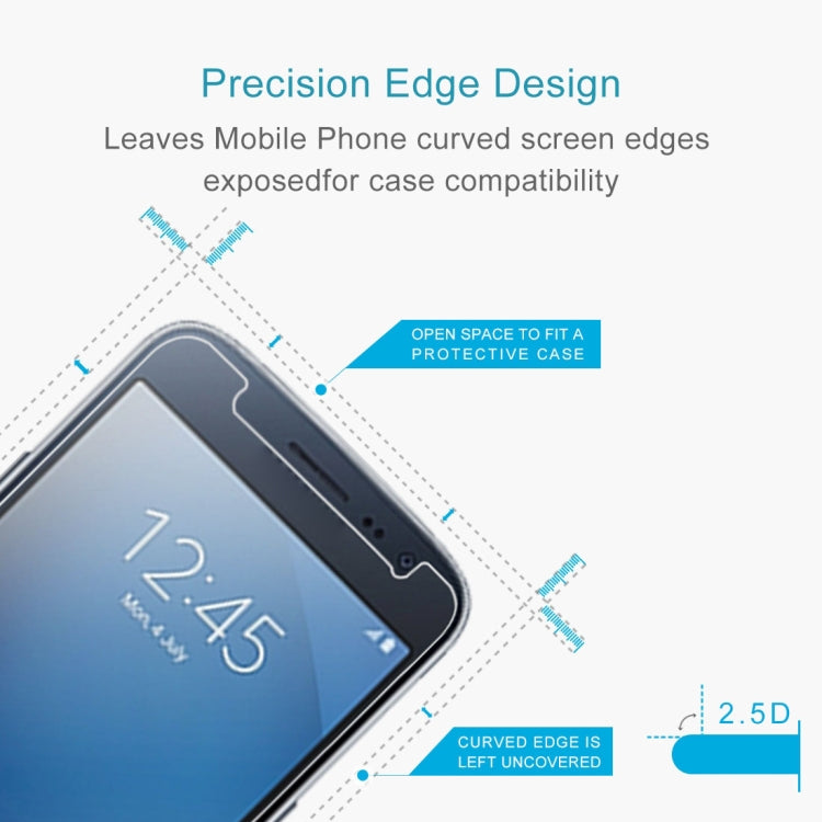 9H 2.5D Tempered Glass Film for Galaxy J2 (2016), For Galaxy J2 (2016)