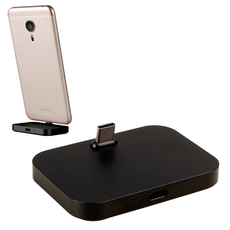USB-C / Type-C Aluminum Alloy Desktop Station Dock Charger, 1