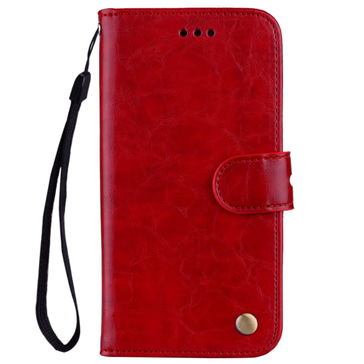 Business Style Oil Wax Texture Horizontal Flip Leather Case for Galaxy A30, with Holder & Card Slots & Wallet, For Galaxy A30