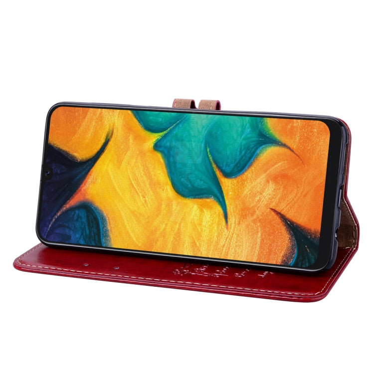 Business Style Oil Wax Texture Horizontal Flip Leather Case for Galaxy A30, with Holder & Card Slots & Wallet, For Galaxy A30