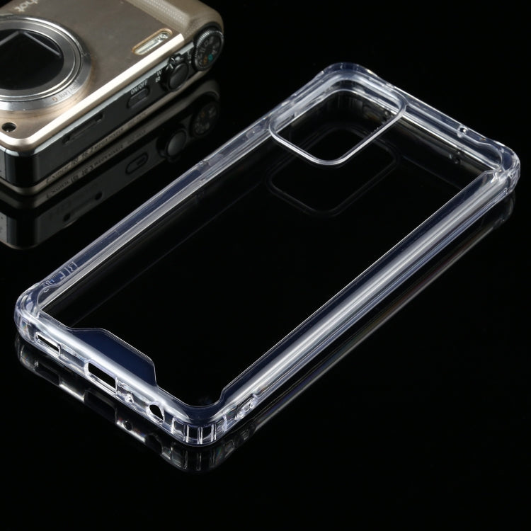 For Samsung Galaxy A72 Four-corner Shockproof Transparent TPU + PC Protective Case, For Samsung Galaxy A72