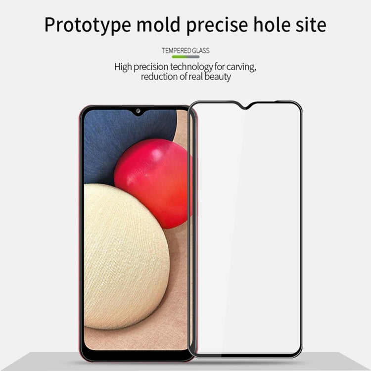For Samsung Galaxy A03s 166mm MOFI 9H 3D Explosion-proof Curved Screen Tempered Glass Film, For Samsung Galaxy A03s 166mm