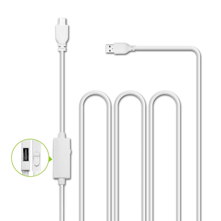OTG-Y-03 USB 2.0 Male to Micro USB Male + USB Female OTG Charging Data Cable for Android Phones / Tablets with OTG Function, with Switch, Length: 1.1m, with Switch Length: 1.1m