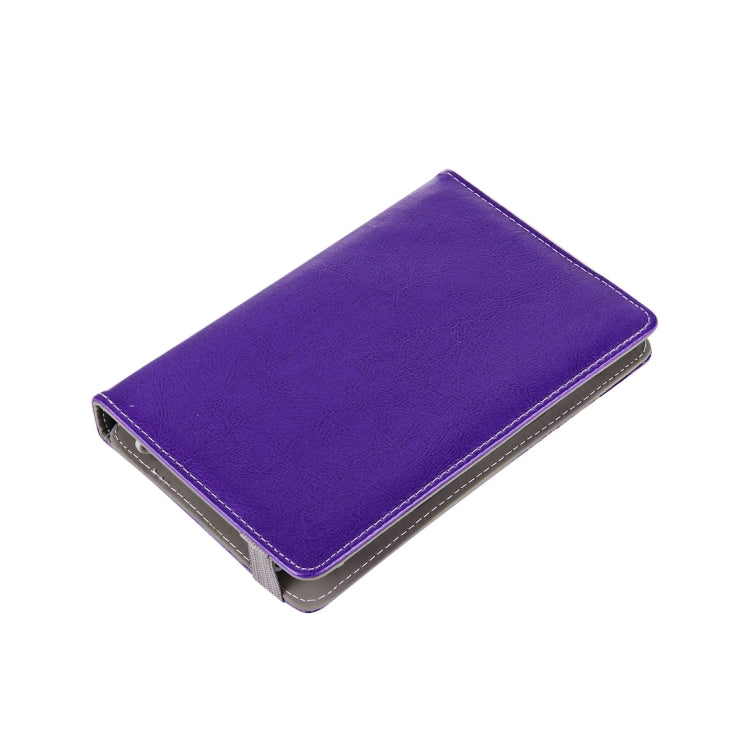 7 inch Tablets Leather Case Crazy Horse Texture 360 Degrees Rotation Protective Case Shell with Holder for Galaxy Tab A 7.0 (2016) / T280 & Tab 4 7.0 / T230 & Tab Q T2558, Colorfly G708, Asus ZenPad 7.0 Z370CG, Huawei MediaPad T1 7.0 / T1-701u