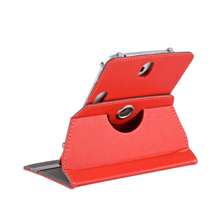 7 inch Tablets Leather Case Crazy Horse Texture 360 Degrees Rotation Protective Case Shell with Holder for Galaxy Tab A 7.0 (2016) / T280 & Tab 4 7.0 / T230 & Tab Q T2558, Colorfly G708, Asus ZenPad 7.0 Z370CG, Huawei MediaPad T1 7.0 / T1-701u