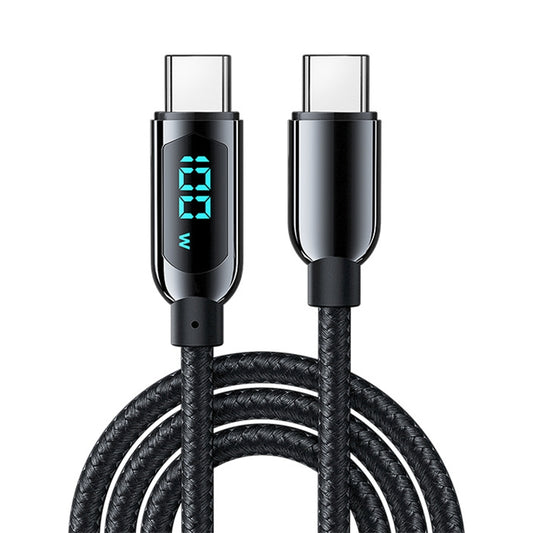 Mutural Li-CC002 1.2m 100W Digital Display USB-C / Type-C to Type-C Charging Data Cable, Type-C to Type-C