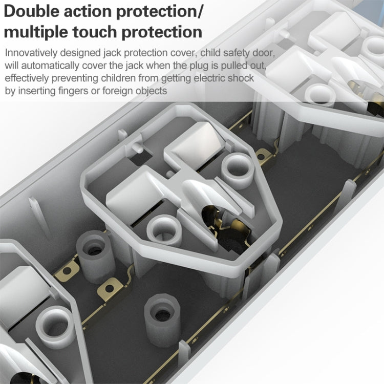 LDNIO SC3301 3 x USB Ports Travel Home Office Socket, Cable Length: 1.6m, US Plug, SAS8610AUS, SAS8610BUS, SAS8610EU, SAS8610UK