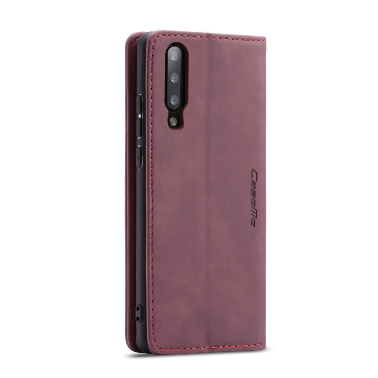 CaseMe-013 Multifunctional Retro Frosted Horizontal Flip Leather Case for Galaxy A30S / A50S / A50, with Card Slot & Holder & Zipper Wallet & Photo Frame, For Galaxy A50