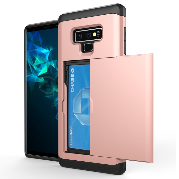Shockproof Rugged Armor Protective Case for Galaxy Note 9, with Card Slot, For Galaxy Note 9 (with Card Slot), Galaxy Note 9, For Galaxy Note 9