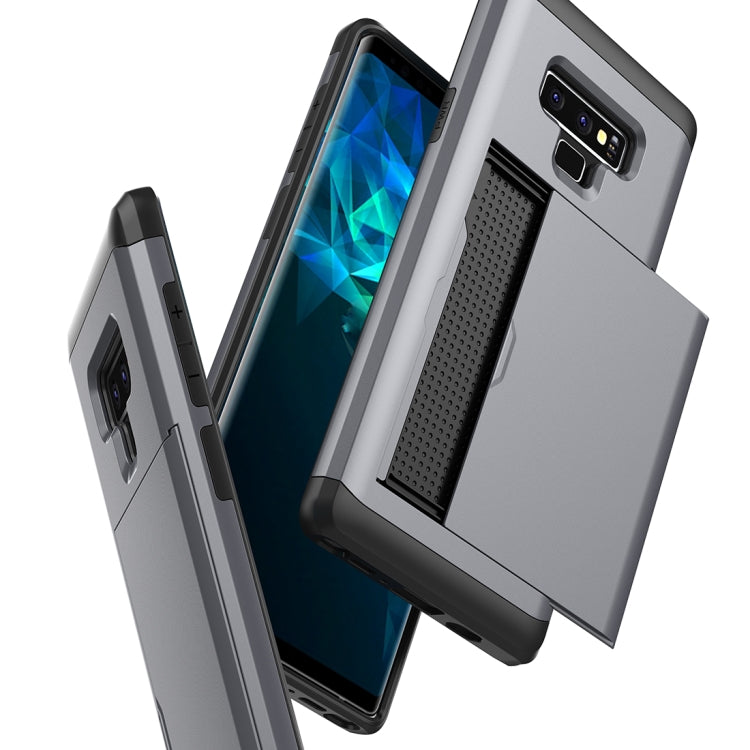 Shockproof Rugged Armor Protective Case for Galaxy Note 9, with Card Slot, For Galaxy Note 9 (with Card Slot), Galaxy Note 9, For Galaxy Note 9