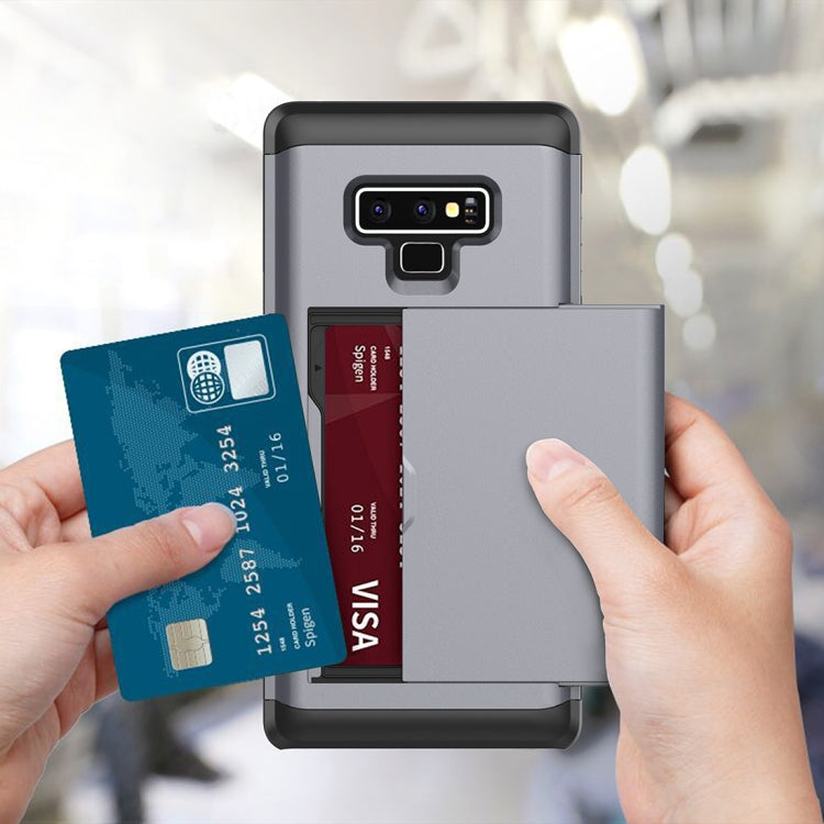 Shockproof Rugged Armor Protective Case for Galaxy Note 9, with Card Slot, For Galaxy Note 9 (with Card Slot), Galaxy Note 9, For Galaxy Note 9