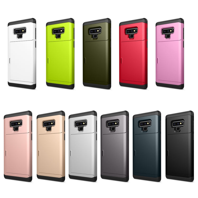 Shockproof Rugged Armor Protective Case for Galaxy Note 9, with Card Slot, For Galaxy Note 9 (with Card Slot), Galaxy Note 9, For Galaxy Note 9