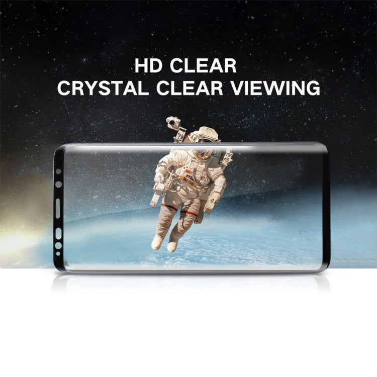 25 PCS For Galaxy S9 Plus 0.33mm 9H Surface Hardness 3D Curved Edge Anti-scratch Full Screen HD Full Glue Glass Screen Protector, For Galaxy S9 Plus